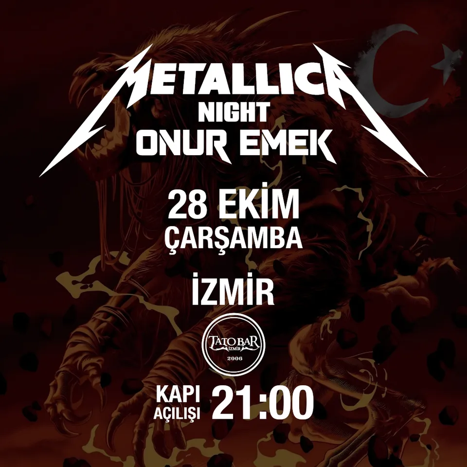 Onur Emek - Metallica Night (Tato Bar / İzmir) thumbnail