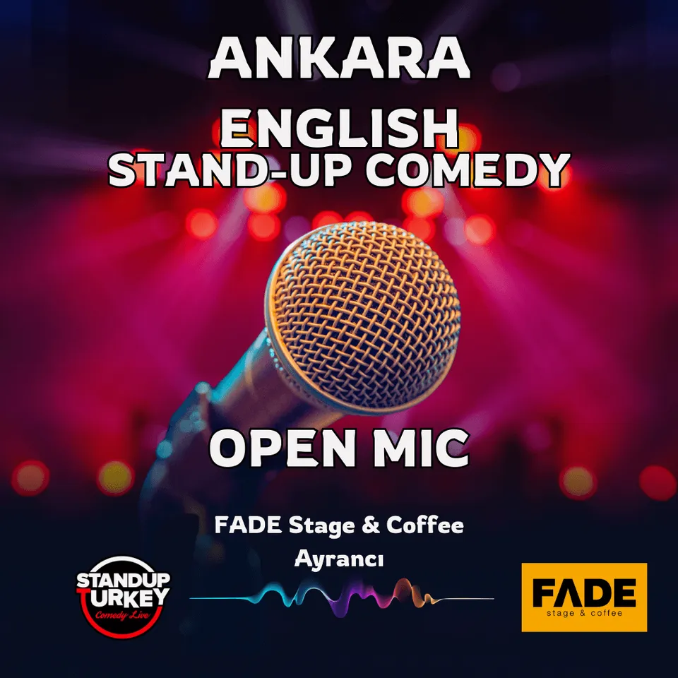 Ankara English Stand-up Comedy Open Mic card