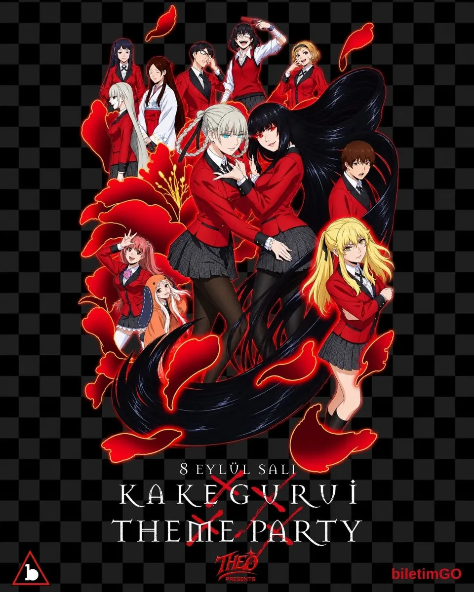 Kakegurui Theme Party card