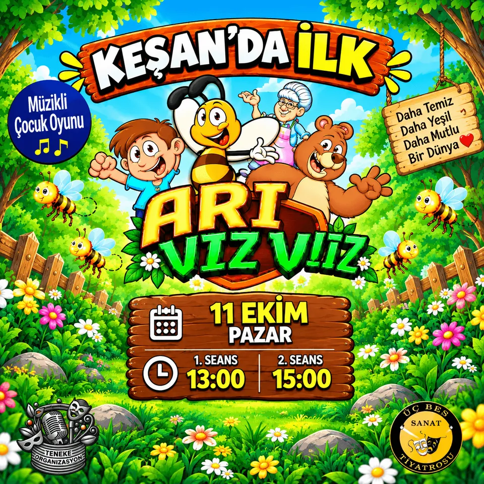 ARI VIZ VIZ ÇOCUK TİYATROSU (KEŞAN) card