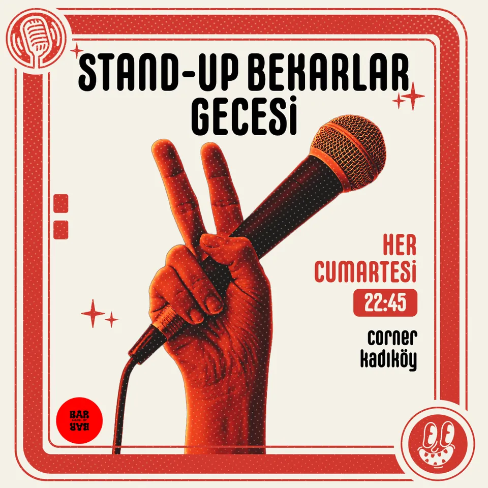 Stand up Bekarlar Gecesi card