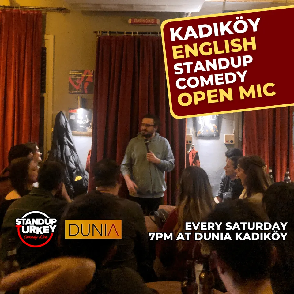 Kadıköy English Stand-up Comedy Open Mic card