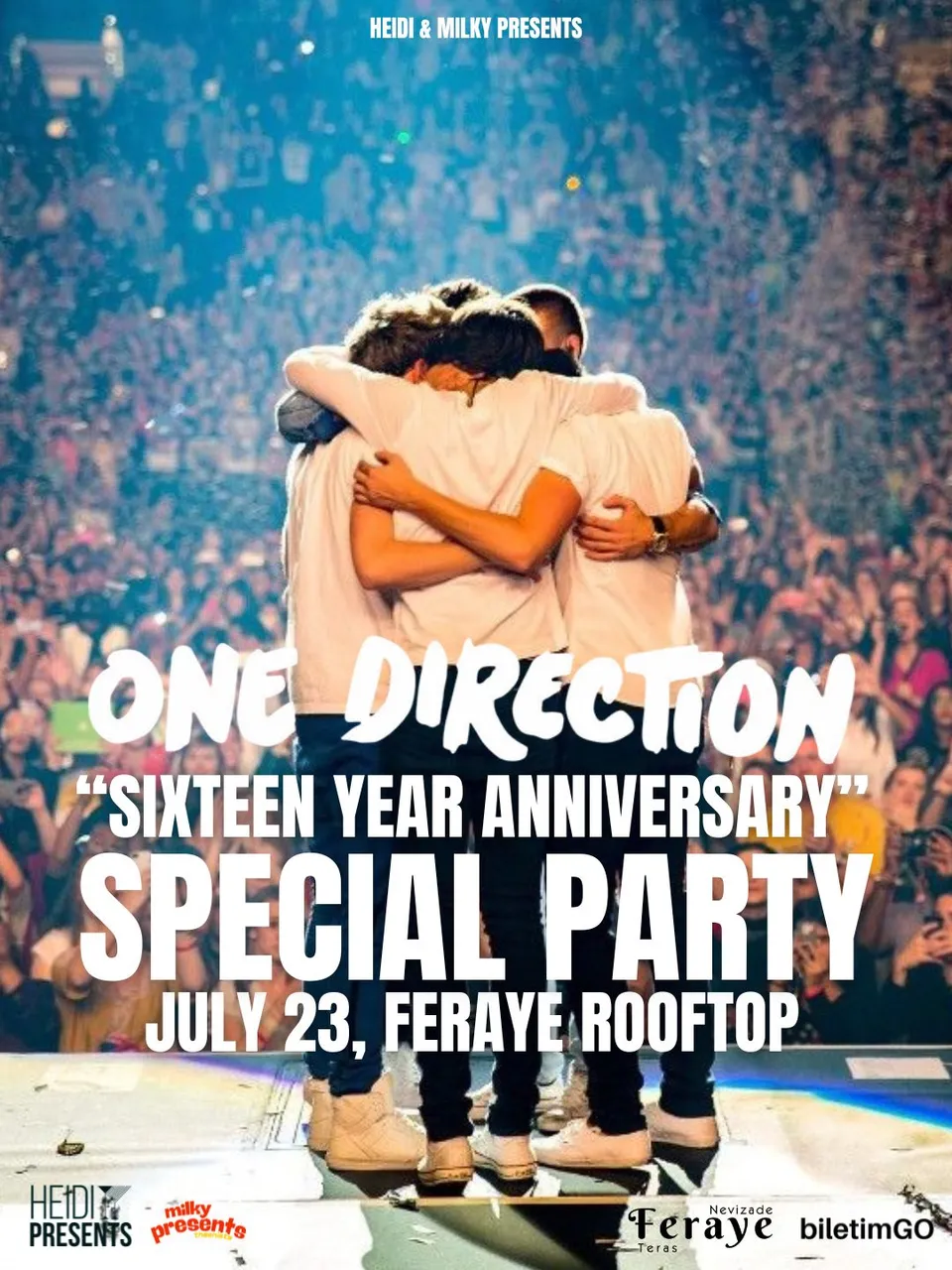 "16 Years of 1D" Special Party card