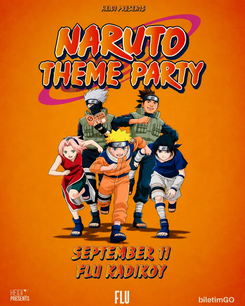 NARUTO THEME PARTY card