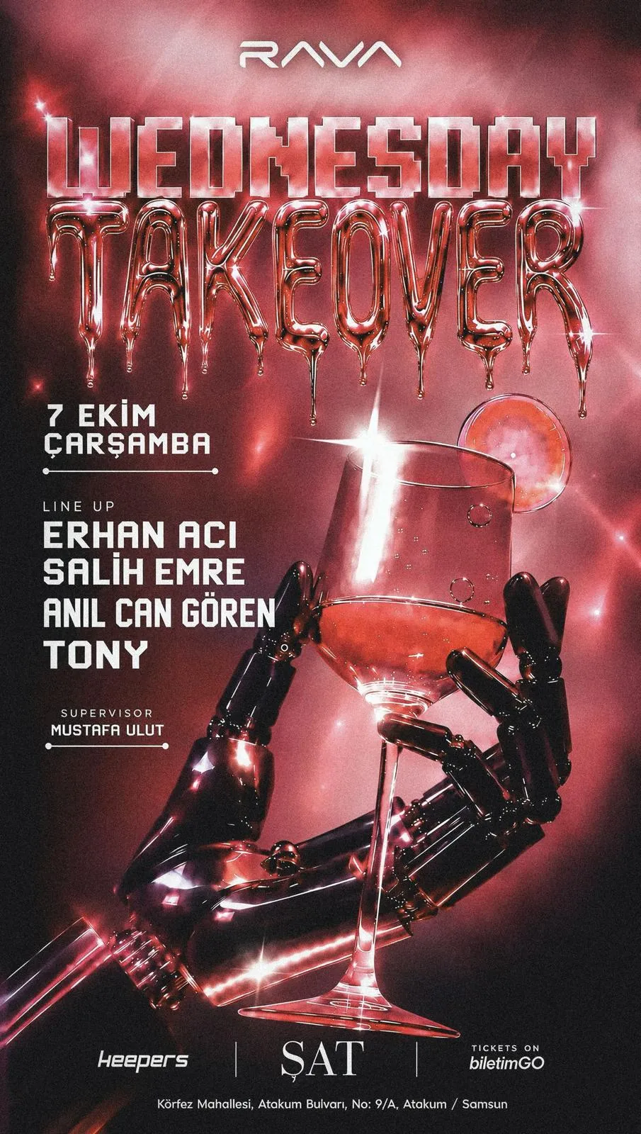 RAVA'S WEDNESDAY TAKEOVER card