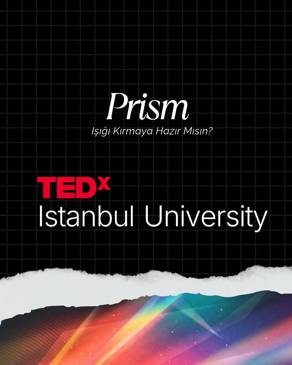 TEDxIstanbul University | Theme: Prism card
