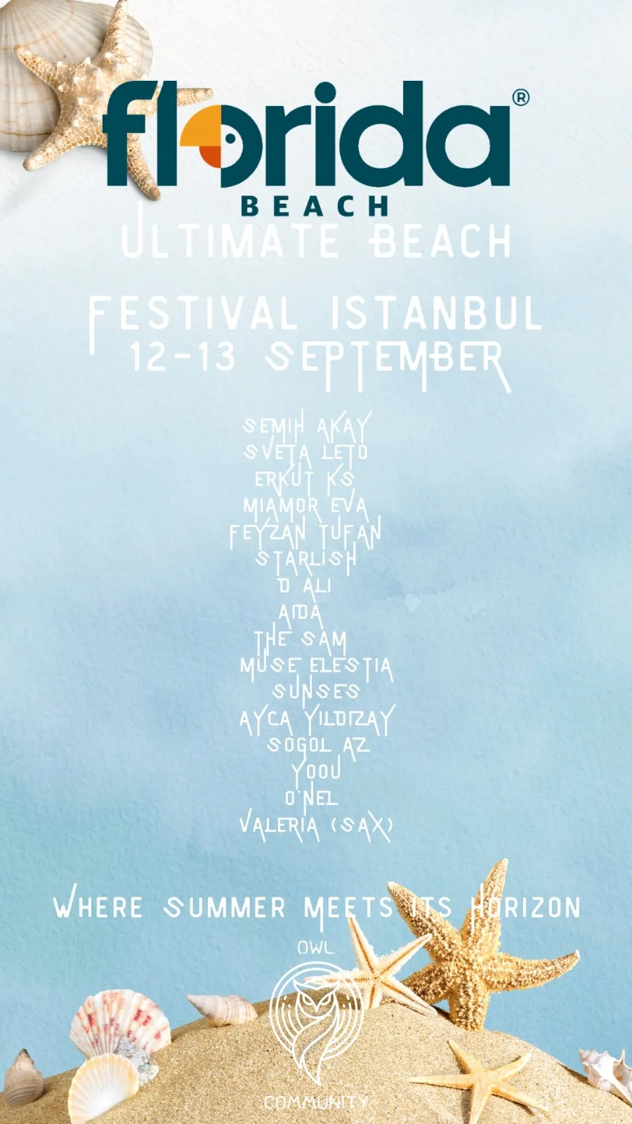 ULTIMATE BEACH FESTIVAL ISTANBUL — The Season Closing ... FLORIDA BEACH DAY 1 card