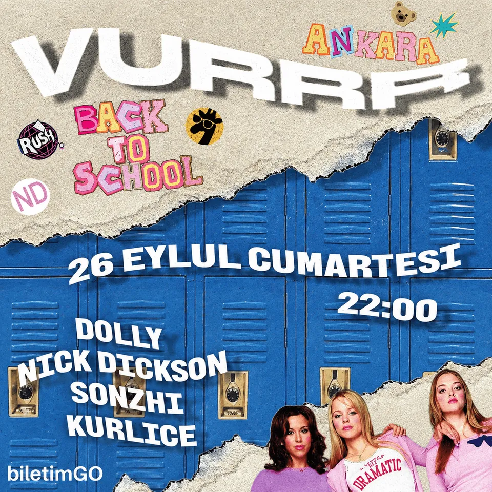 VURRR BACK TO SCHOOL PARTY ANKARA card