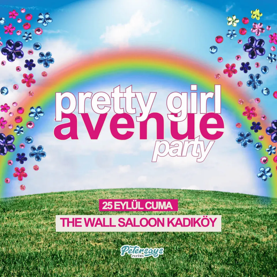 Pretty Girl Avenue Party card