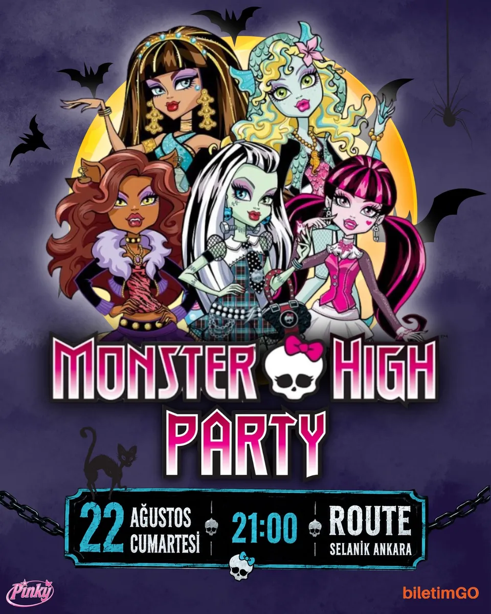 MONSTER HIGH PARTY - ANKARA card