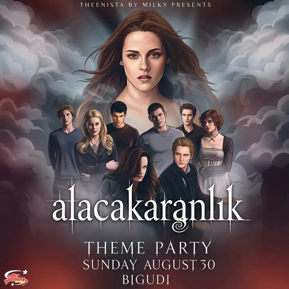 ALACAKARANLIK THEME PARTY card