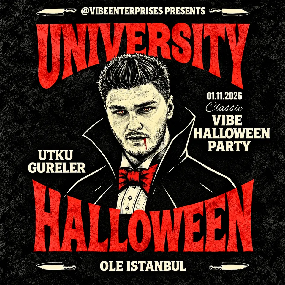 UTKU GURELER HALLOWEEN PARTY card