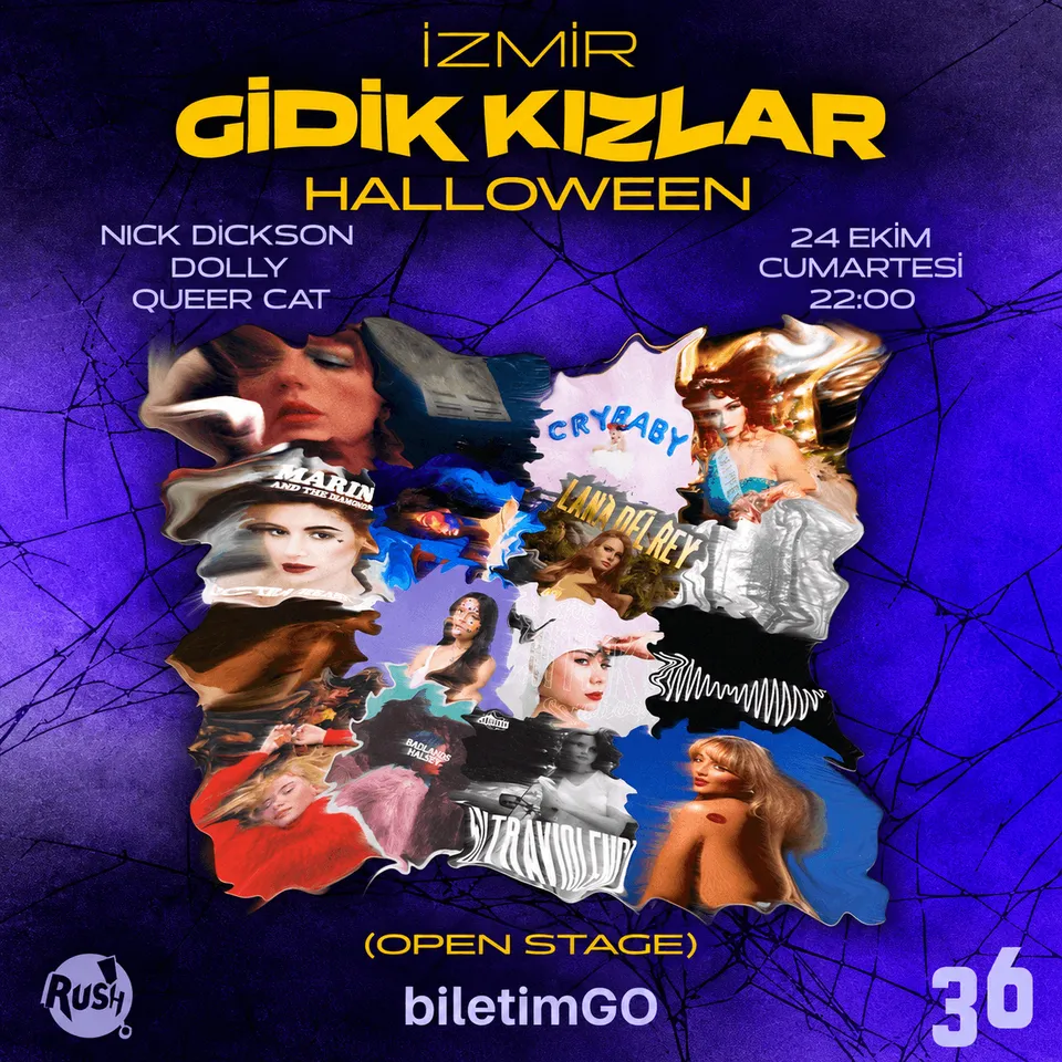 GİDİK KIZLAR HALLOWEEN IZMIR PARTY card