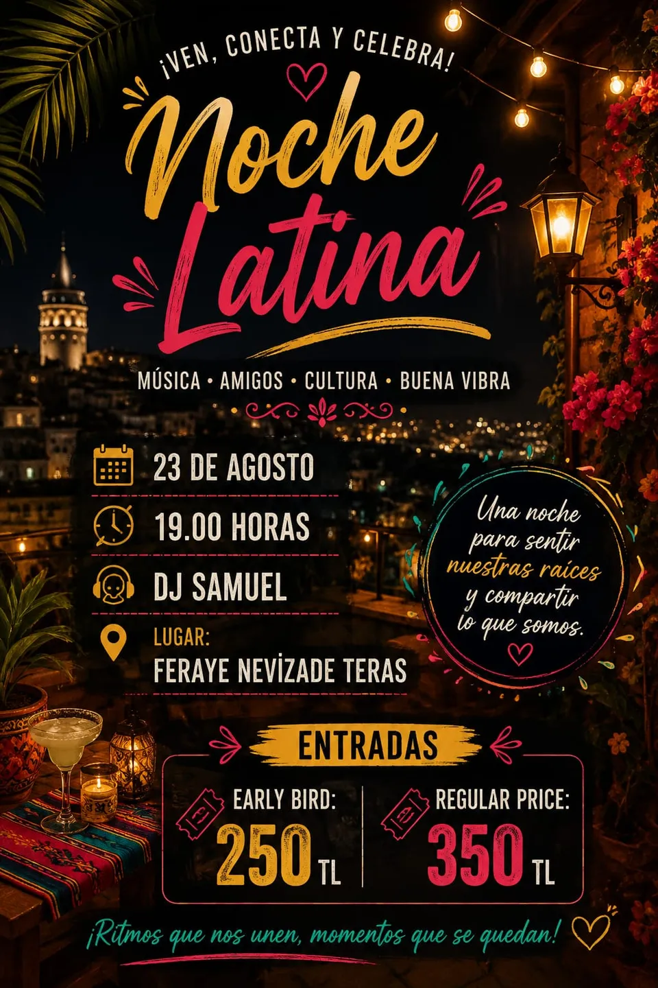 Latin American Hub Party card