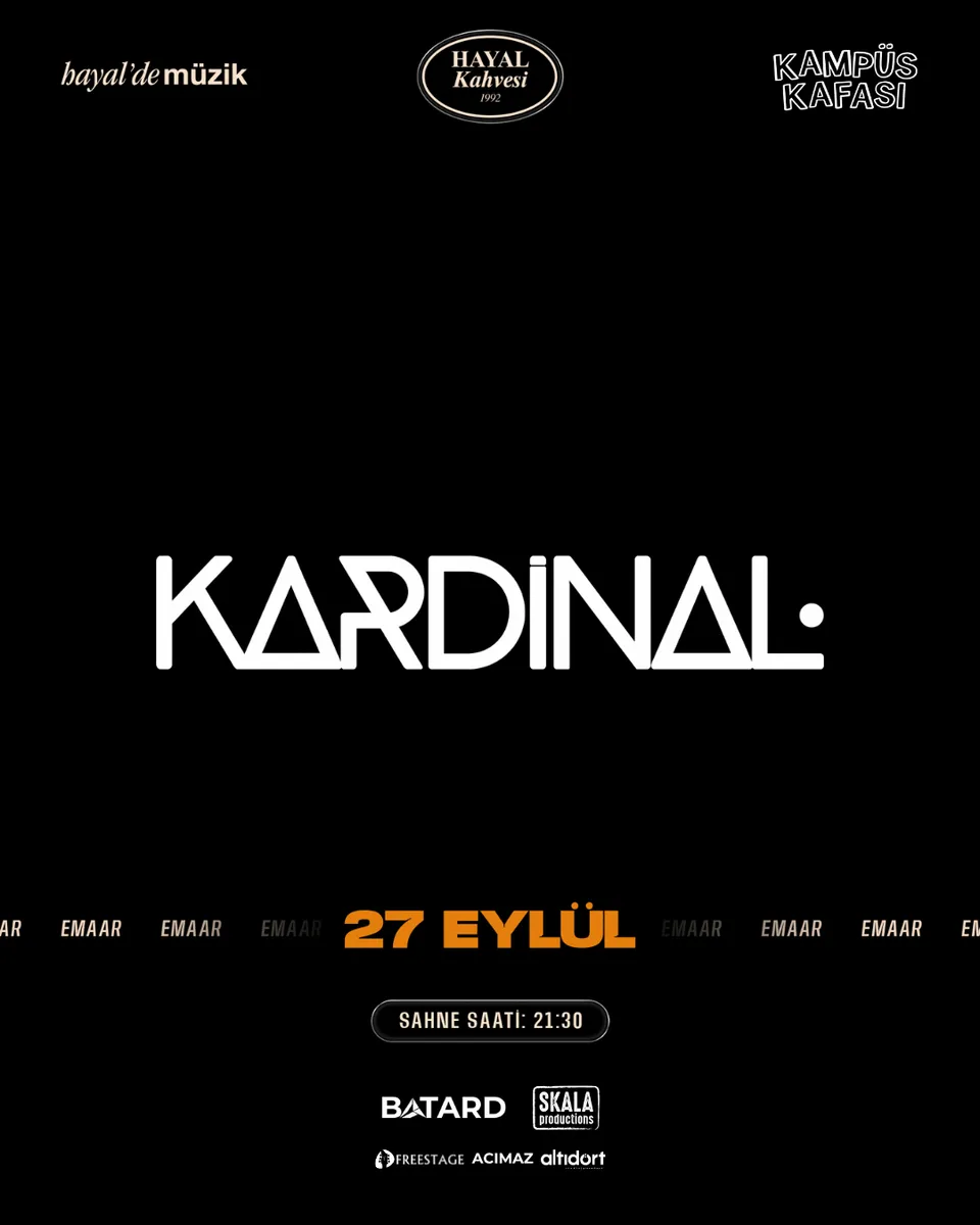 KARDİNAL KONSERİ card