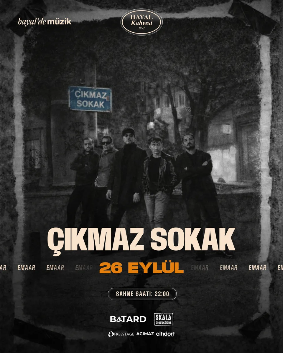 ÇIKMAZ SOKAK KONSERİ card