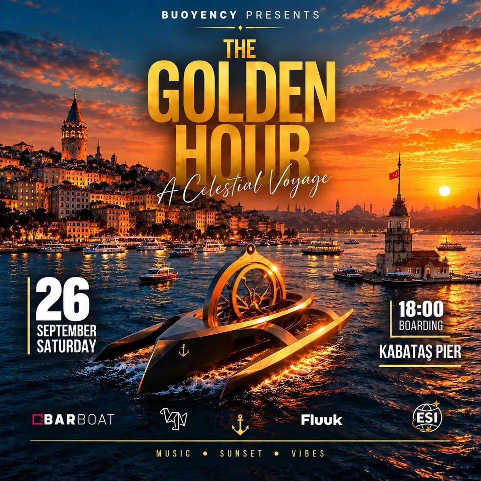 The Golden Hour — Bosphorus Boat Party küçük resim