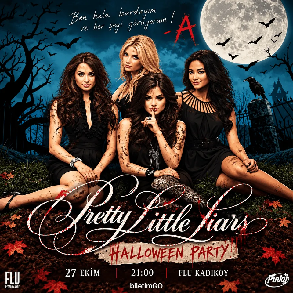Pretty Little Liars : Halloween Party card