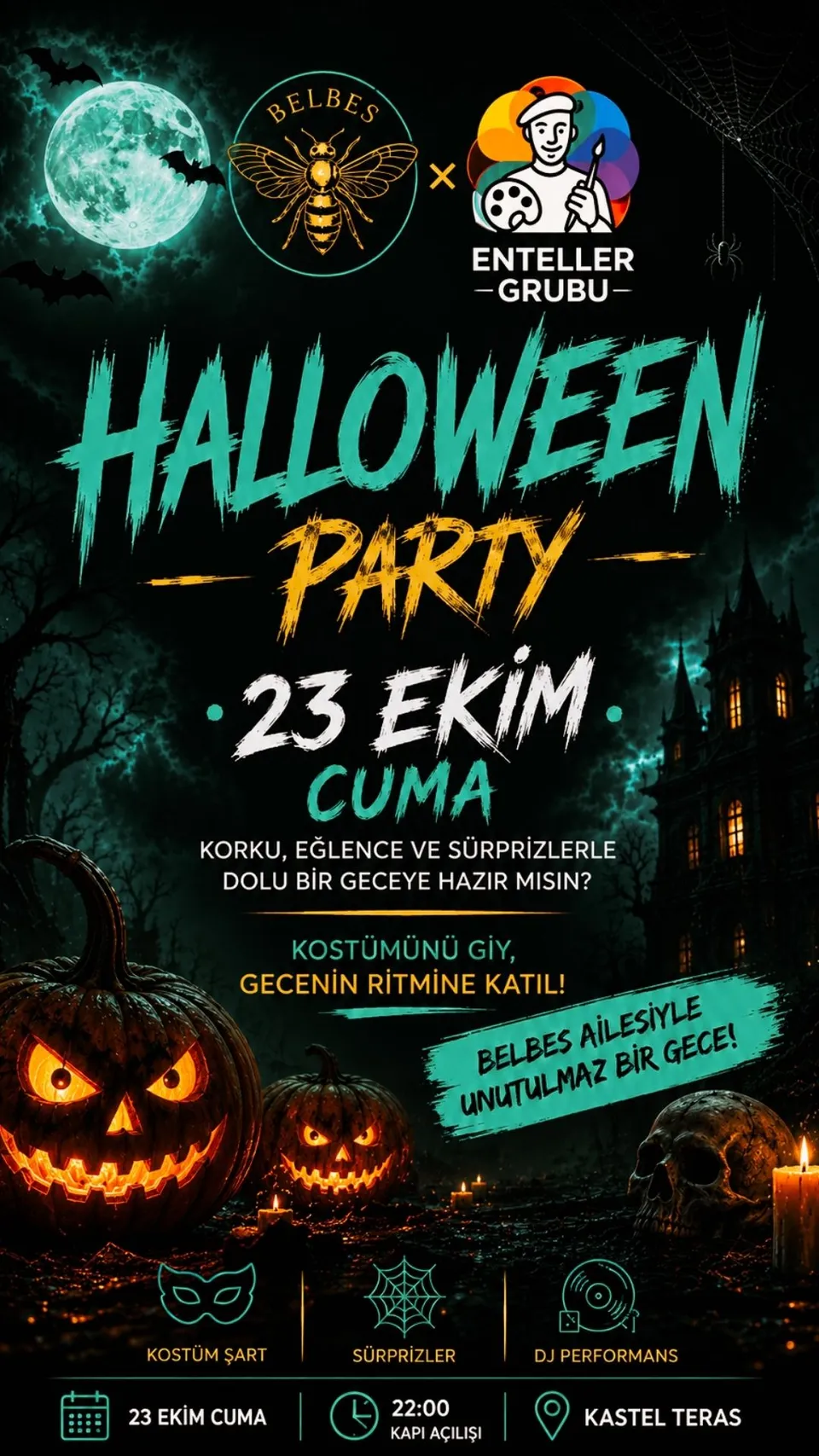HALLOWEEN PARTY card