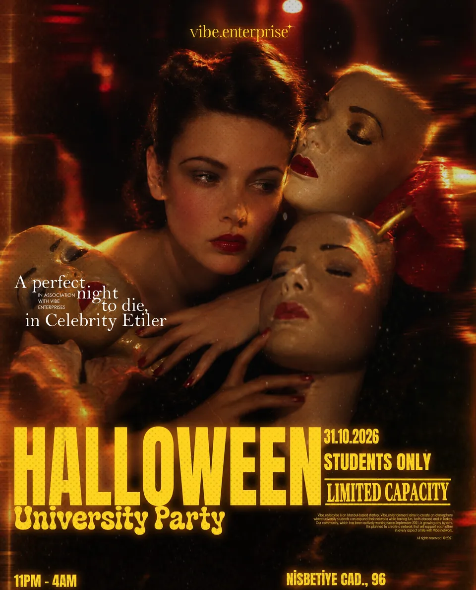 CELEBRITY UNI HALLOWEEN PARTY card