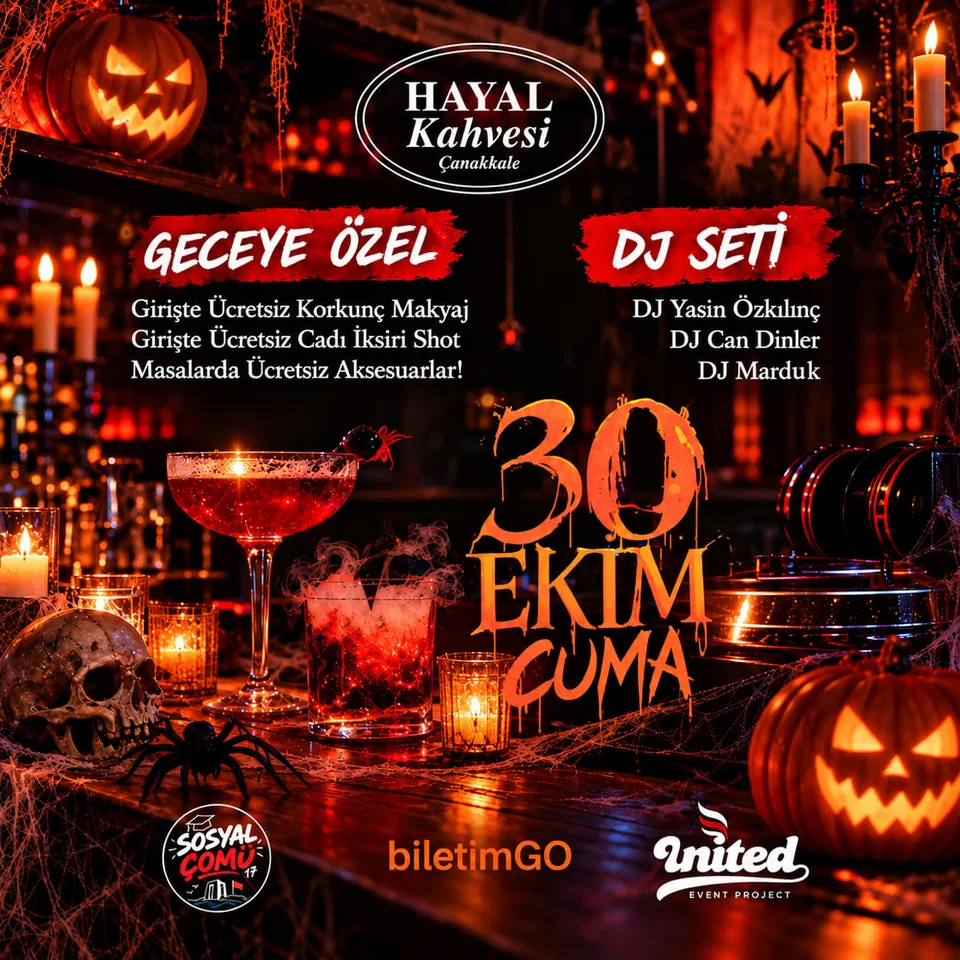 Halloween Party / Hayal Kahvesi Çanakkale thumbnail