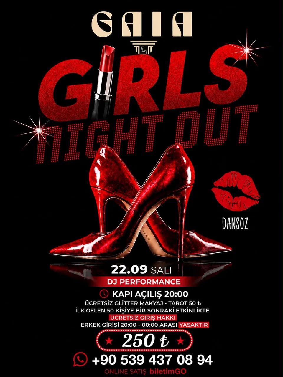 Girls Night Out - ÇOMÜ card