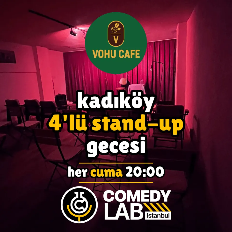 Kadıköy 4'lü Stand-up Gecesi - Comedy Lab Istanbul card