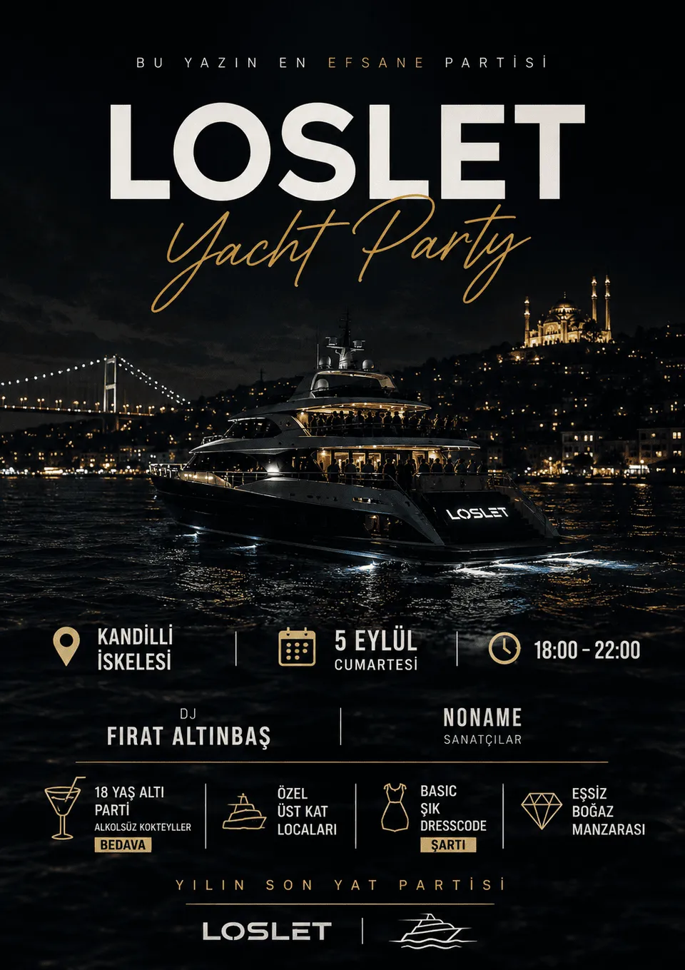 Loslet Yılın Son YAT PARTİSİ card