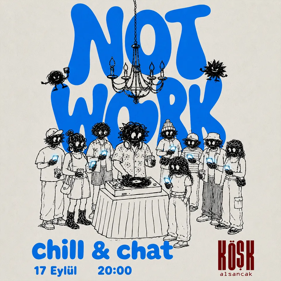notwork | chill & chat | networking event card