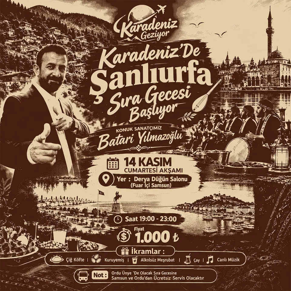 Karadeniz Urfa Sıra Gecesi - Samsun card