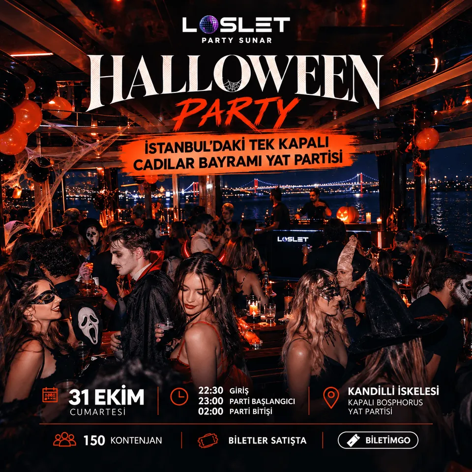 Loslet Halloween Party card