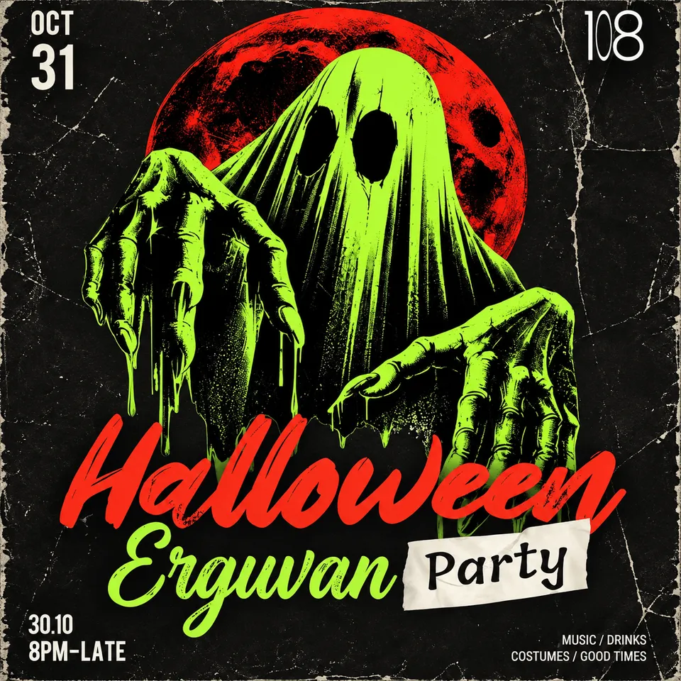 ERGUVAN HALLOWEEN card