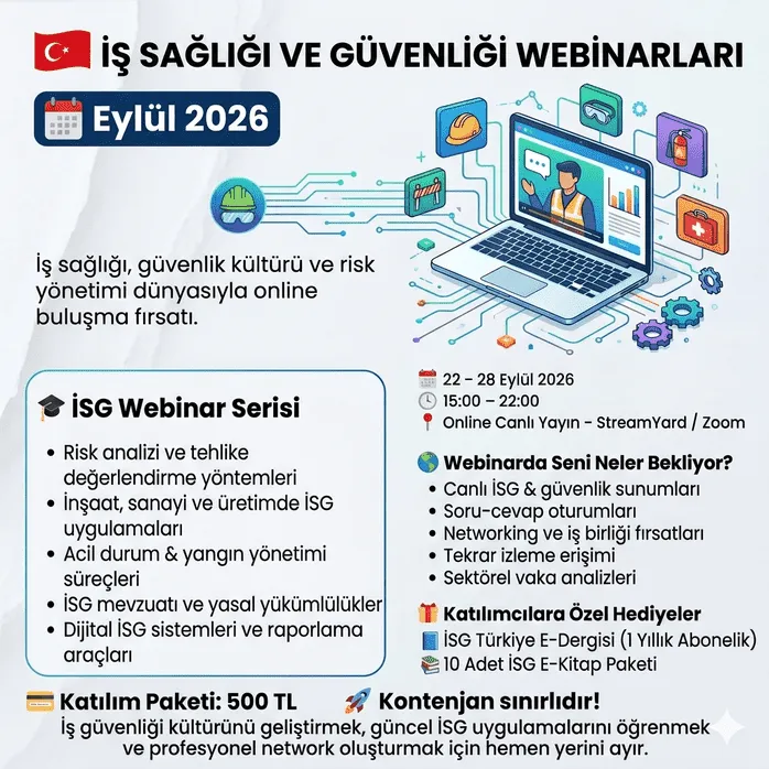 İş Sağlığı ve Güvenliği Webinarları 2026 card