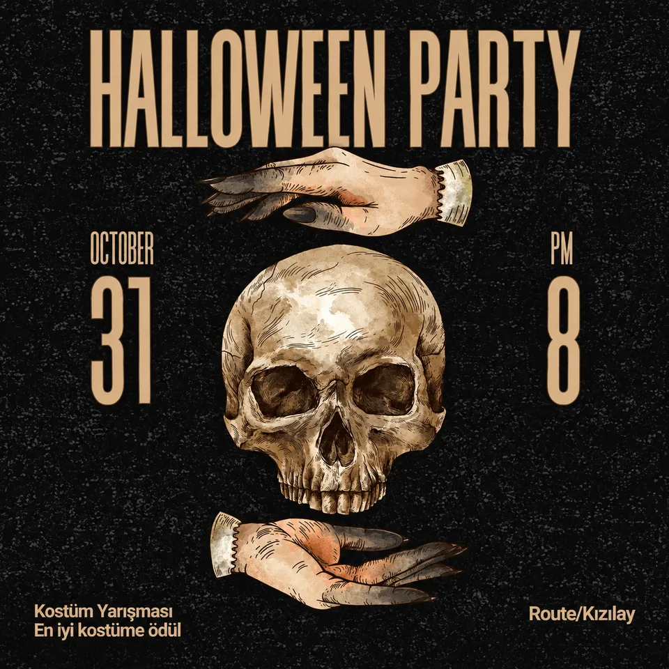 Halloween Party card