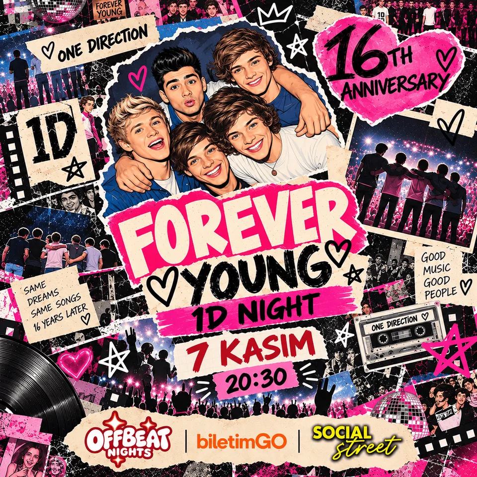 1D Dance Party card