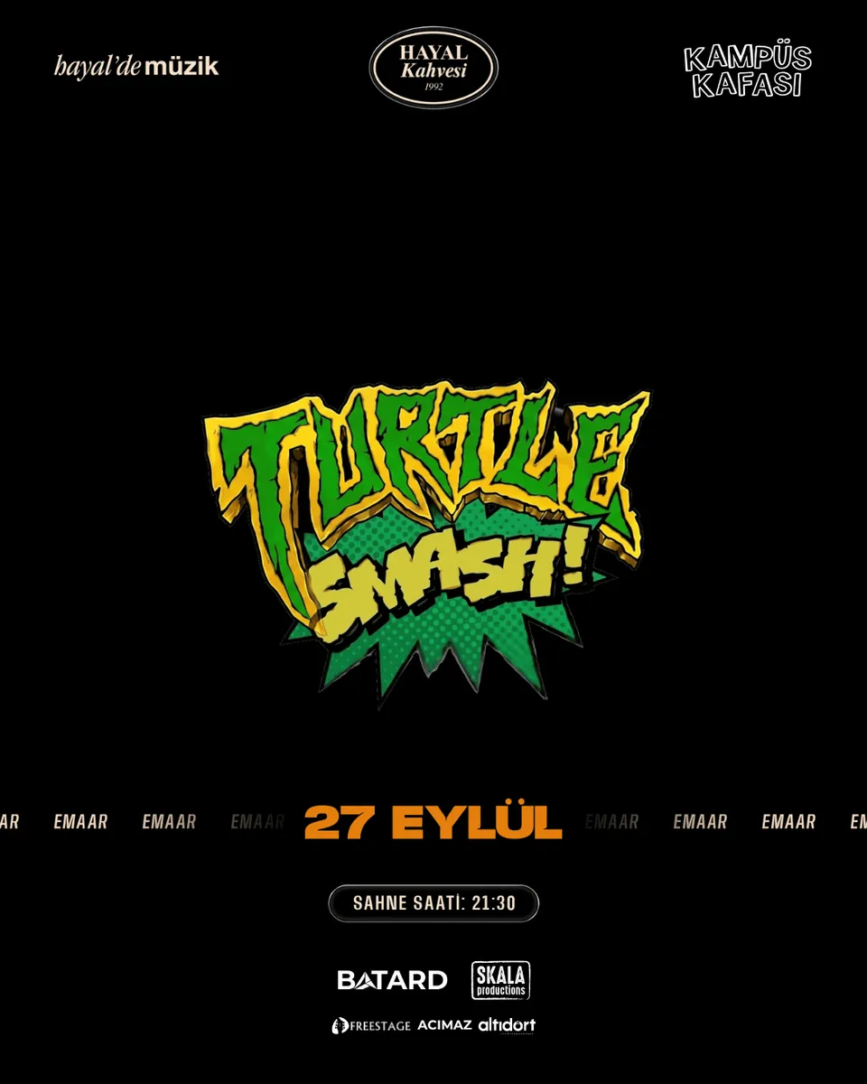 TURTLE SMASH KONSERİ card