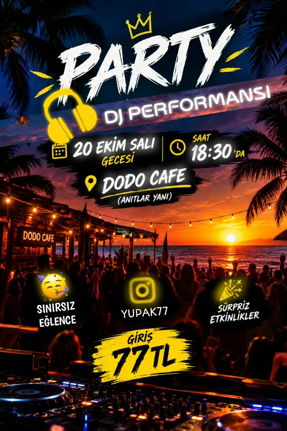 YUPAK PARTY card
