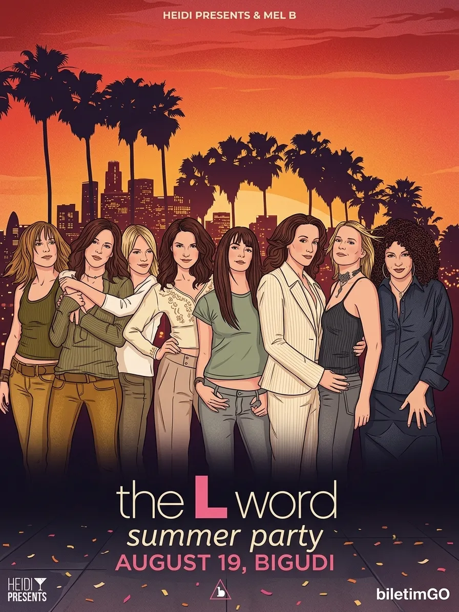 THE L WORD SUMMER PARTY card