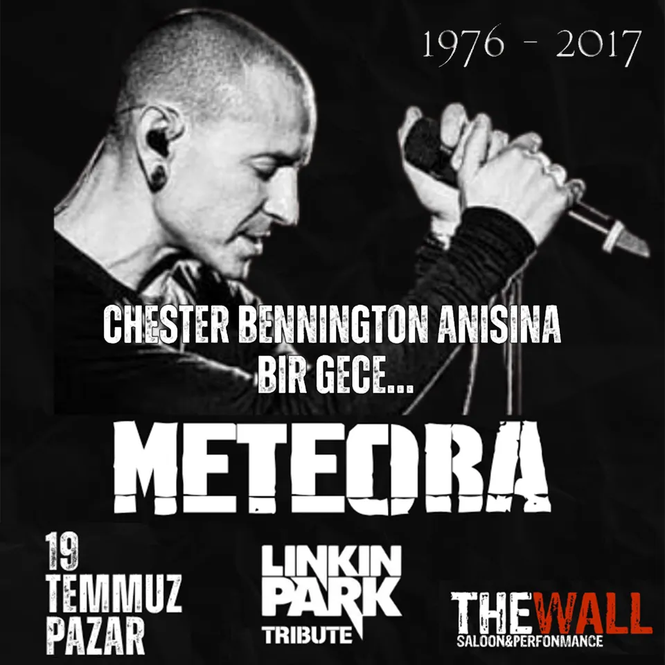 METEORA ''LINKIN PARK TRIBUTE *CHESTER BENNINGTON ANMA GECESI* card