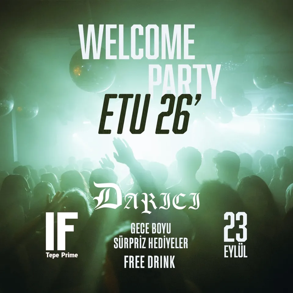 Welcome Party ETU 26’ card