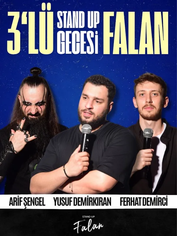 3’lü Stand Up Gecesi Falan card