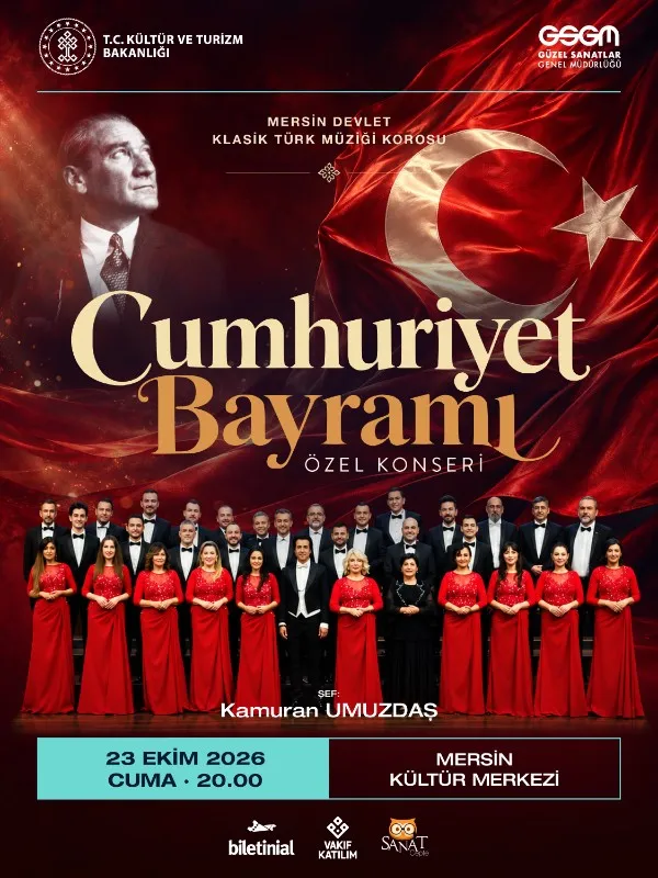 Cumhuriyet Bayramı Özel Konseri Mersin Devlet Klasik Türk Müziği Korosu küçük resim
