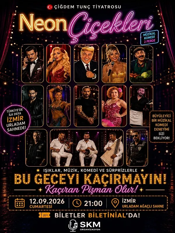 Neon Çiçekleri card