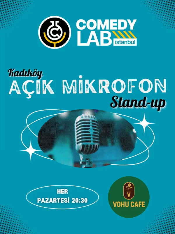 Kadıköy Açık Mikrofon Stand-up - Comedy Lab card