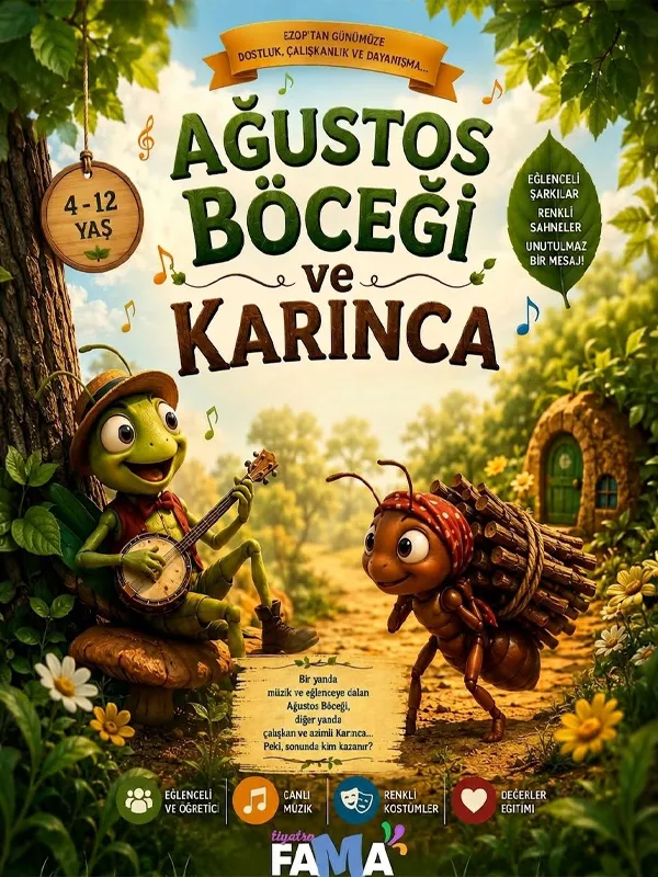 Ağustos Böceği ile Karınca card