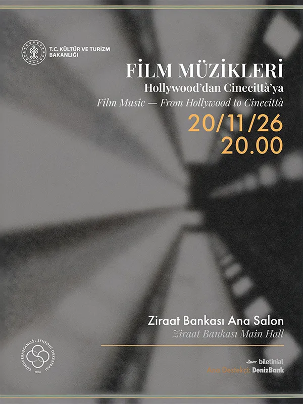 Cumhurbaşkanlığı Senfoni Orkestrası DenizBank Konserleri - Film Müzikleri Hollywood’dan Cinecittà'ya thumbnail