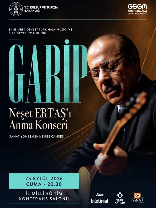 Garip Neşet Ertaş'ı Anma Konseri card