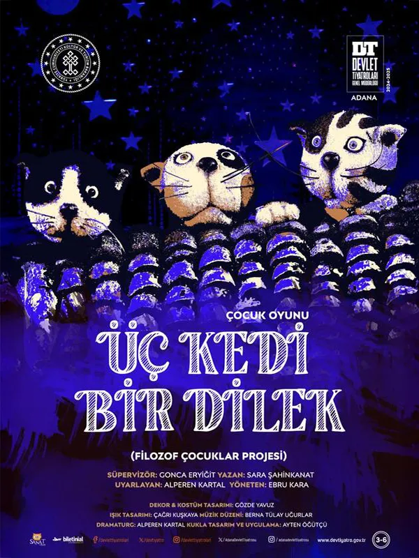 ÜÇ KEDİ BİR DİLEK (Filozof Çocuklar Projesi) card