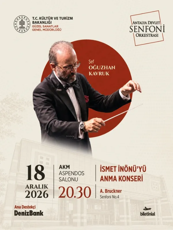 Bruckner’ın Görkemli Dünyası | Antalya Devlet Senfoni Orkestrası - DenizBank Konserleri thumbnail