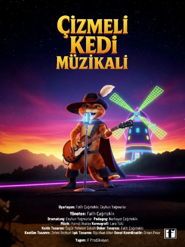 Çizmeli Kedi Müzikali card